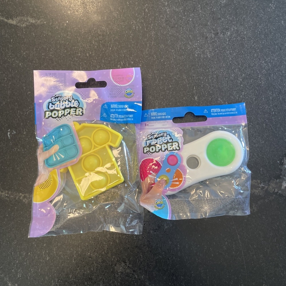 Orb Sensory Bubble And Fidget Poppers Autism ADHD NEW